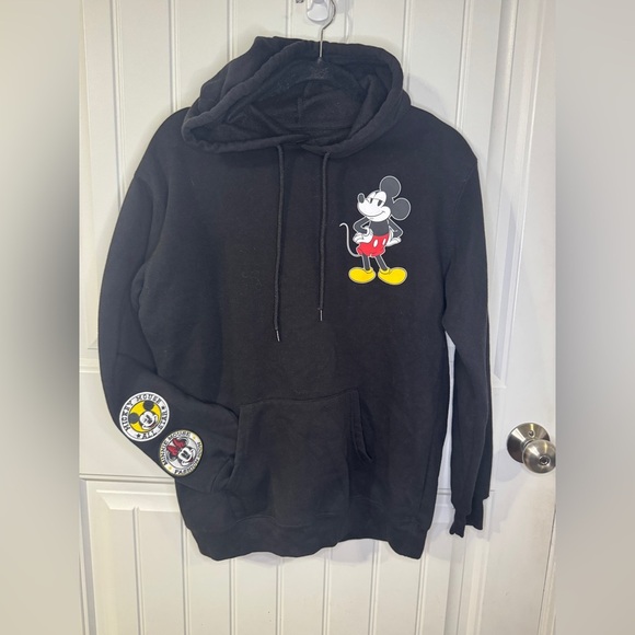 Disney Mickey and Friends Black Hoodie with Mickey Mouse Design - Picture 2 of 7